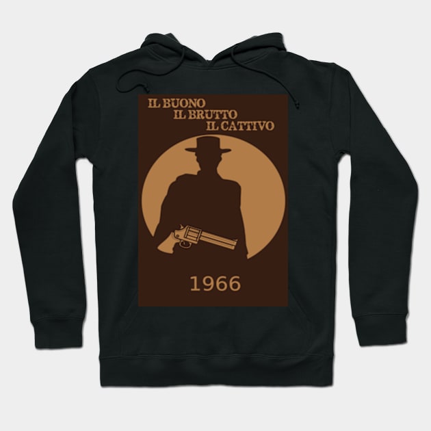 IL BUONO IL BRUTTO IL CATTIVO Retro Hoodie by Petko121212